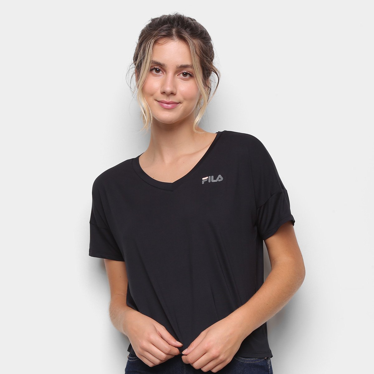 Camiseta Fila Comfy Feminina - Preto é boa?