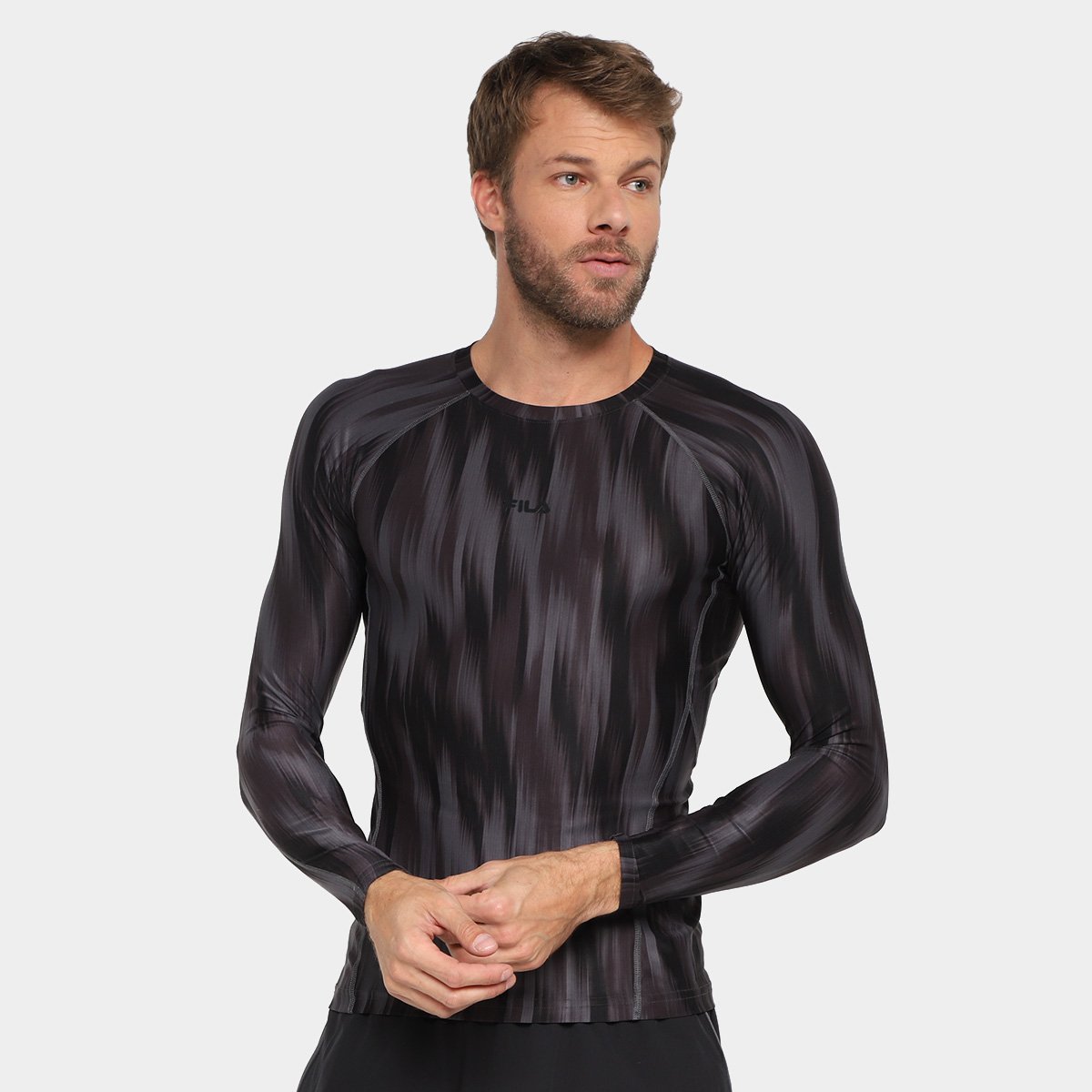 Camiseta Fila Compress Skin Manga Longa Masculina é ruim? Camiseta Fila Compress Skin Manga Longa Masculina é boa?