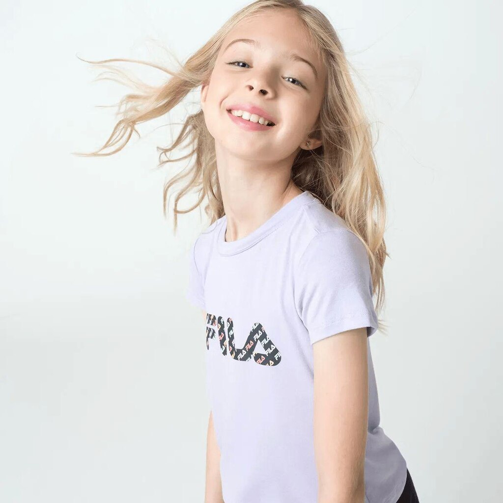 Camiseta Fila Letter Premium - LILAS 6