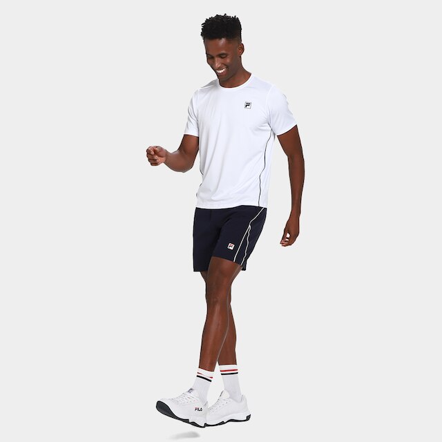 Camiseta Fila Tennis Basic Piping Masculina