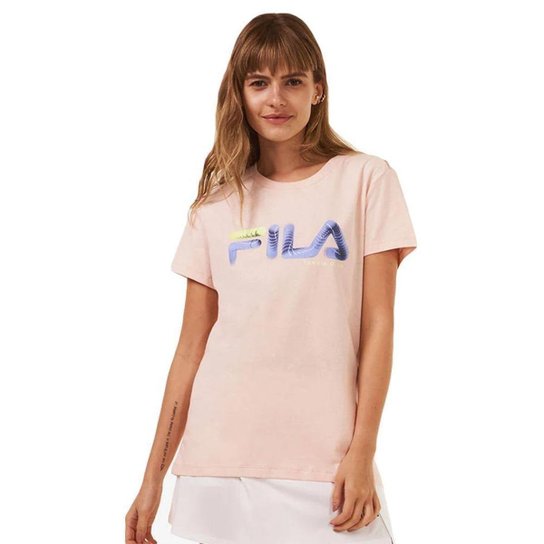 Polo Club Tenis Polo Rosa Feminino CAMISETA FILA TENNIS CLUB