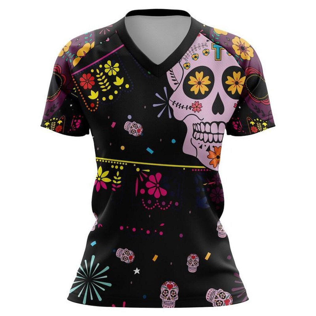 Camiseta Fitness Feminina Treino Academia Blusa Tecido Premium