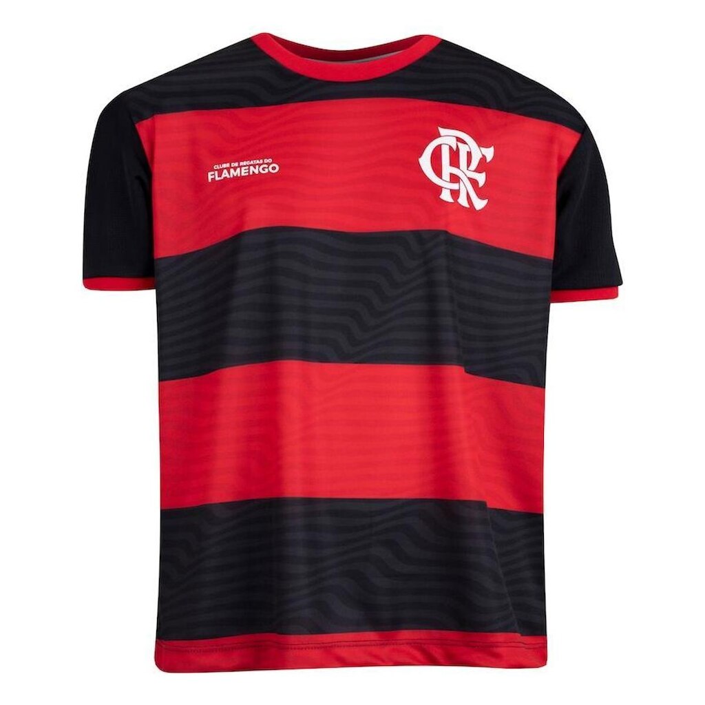 CAMISETA FLAMENGO EMOÇÃO INFANTIL LISTRADA