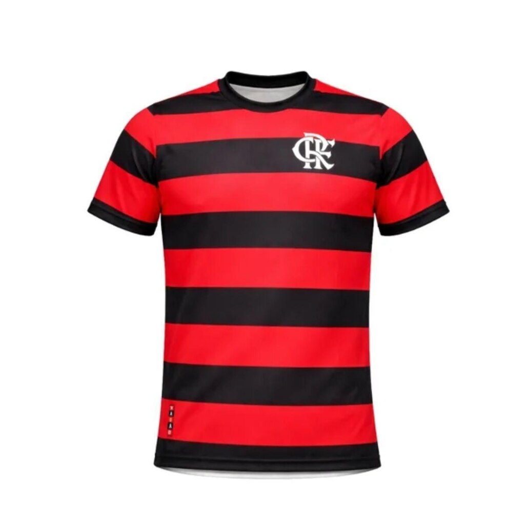 CAMISETA FLAMENGO HOME MASCULINA VERMELHO PRETO BETEL