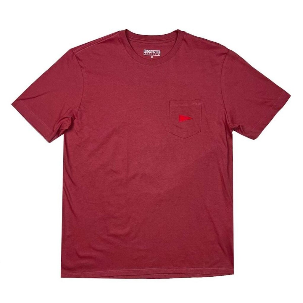 Camiseta Florence Burgee Bolso Bordo