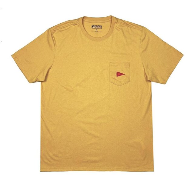 Camiseta Florence Burgee Bolso Mostarda