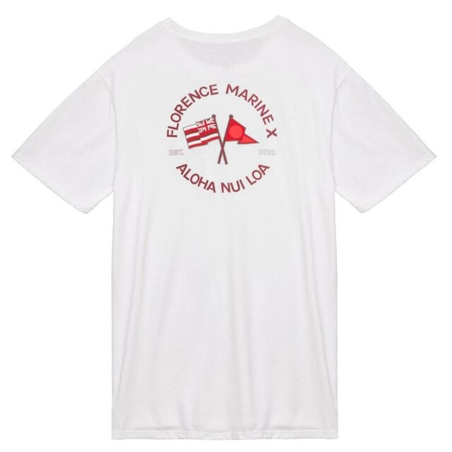 Camiseta Florence Marine Nui Loa Organic Branca