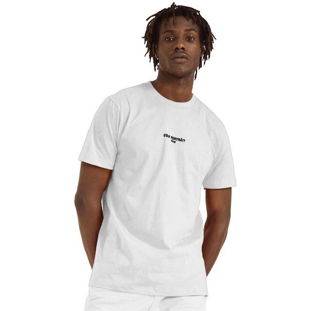 Camiseta Forum Masculina Slim Self Portrait Branca