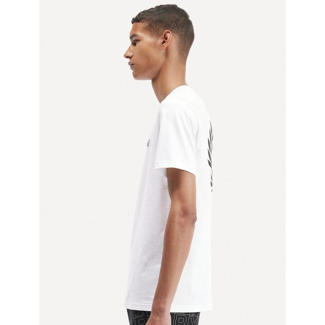Camiseta Fred Perry Masculina Regular Back Graphic Laurel Branca