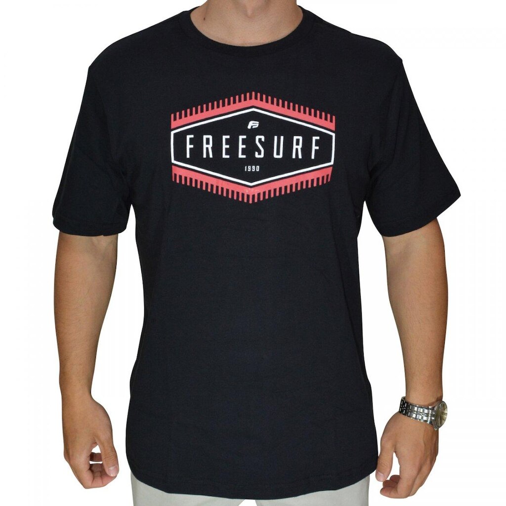 Camiseta Free Surf Fica Frio Masculina