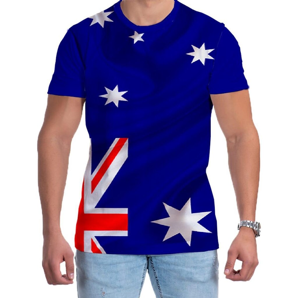 Camiseta Futebol Lançamento Camisa Austrália Copa Masculina