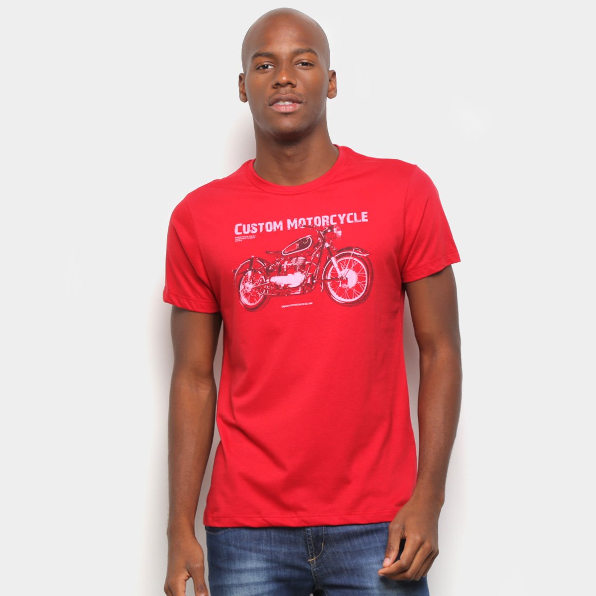 Camiseta Gajang Motor Masculina - Vinho Menor preço em Camiseta Gajang Motor Masculina - Vinho