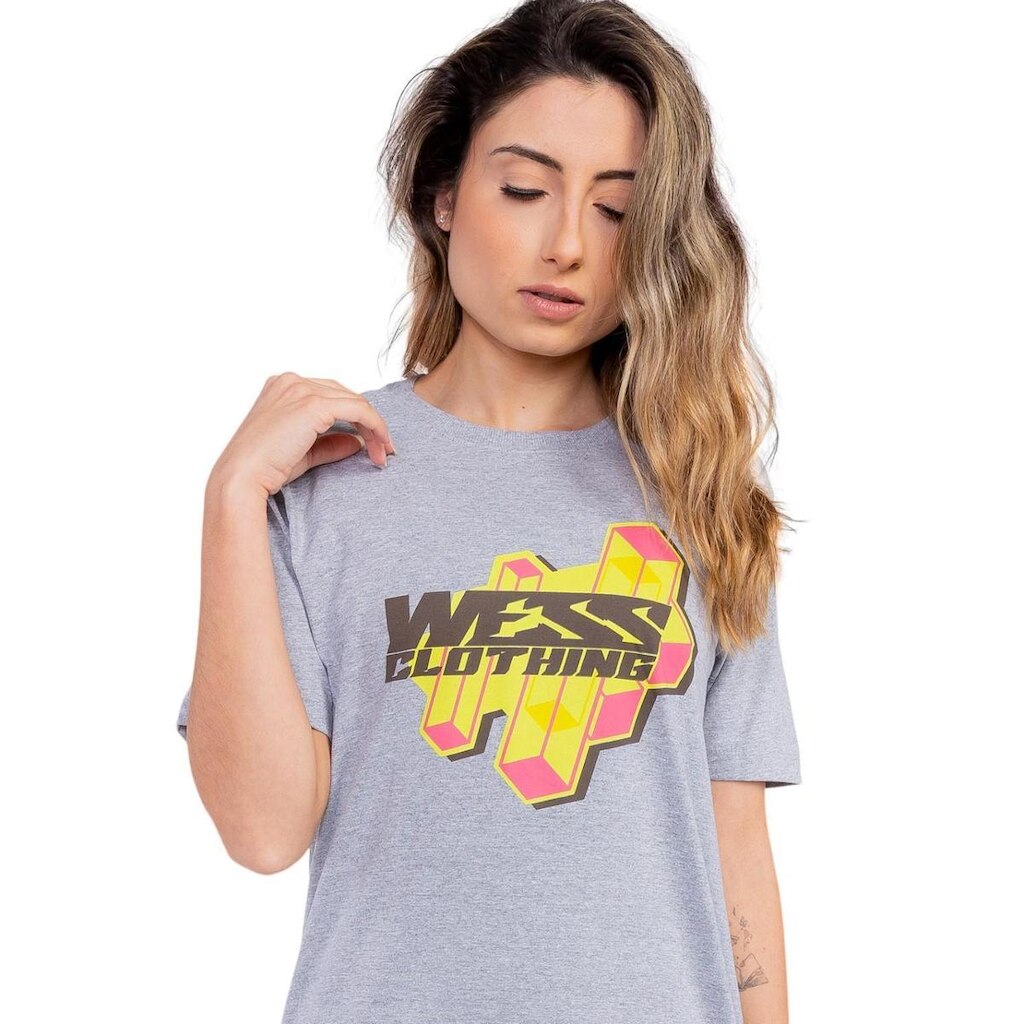 Camiseta Geometric Cubes She Wess Clothing