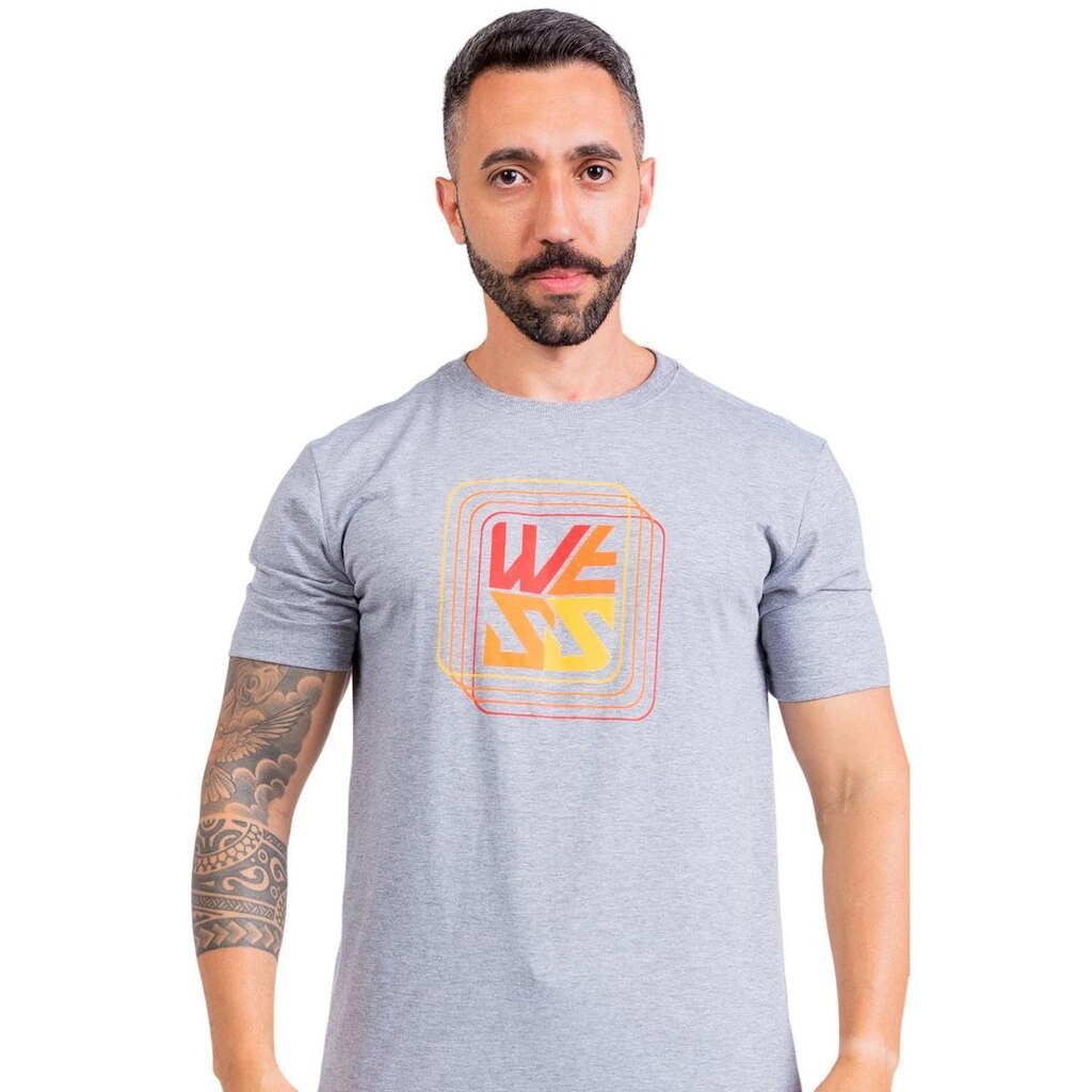 Camiseta Geometric Holographic  He Wess Clothing