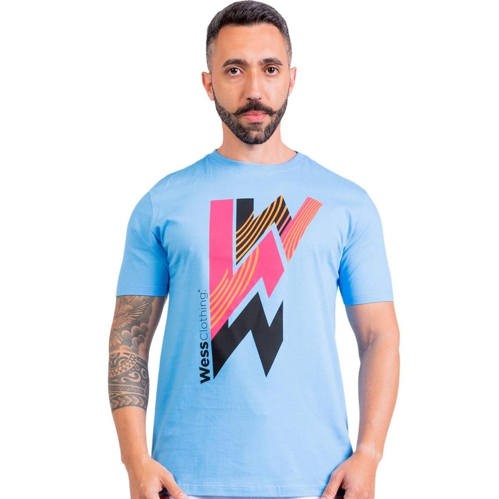 Camiseta Geometric Triple W  He Wess Clothing