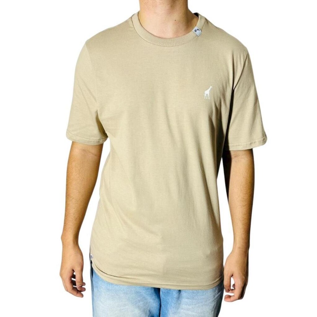 Camiseta Girafe Tee Caqui- LRG