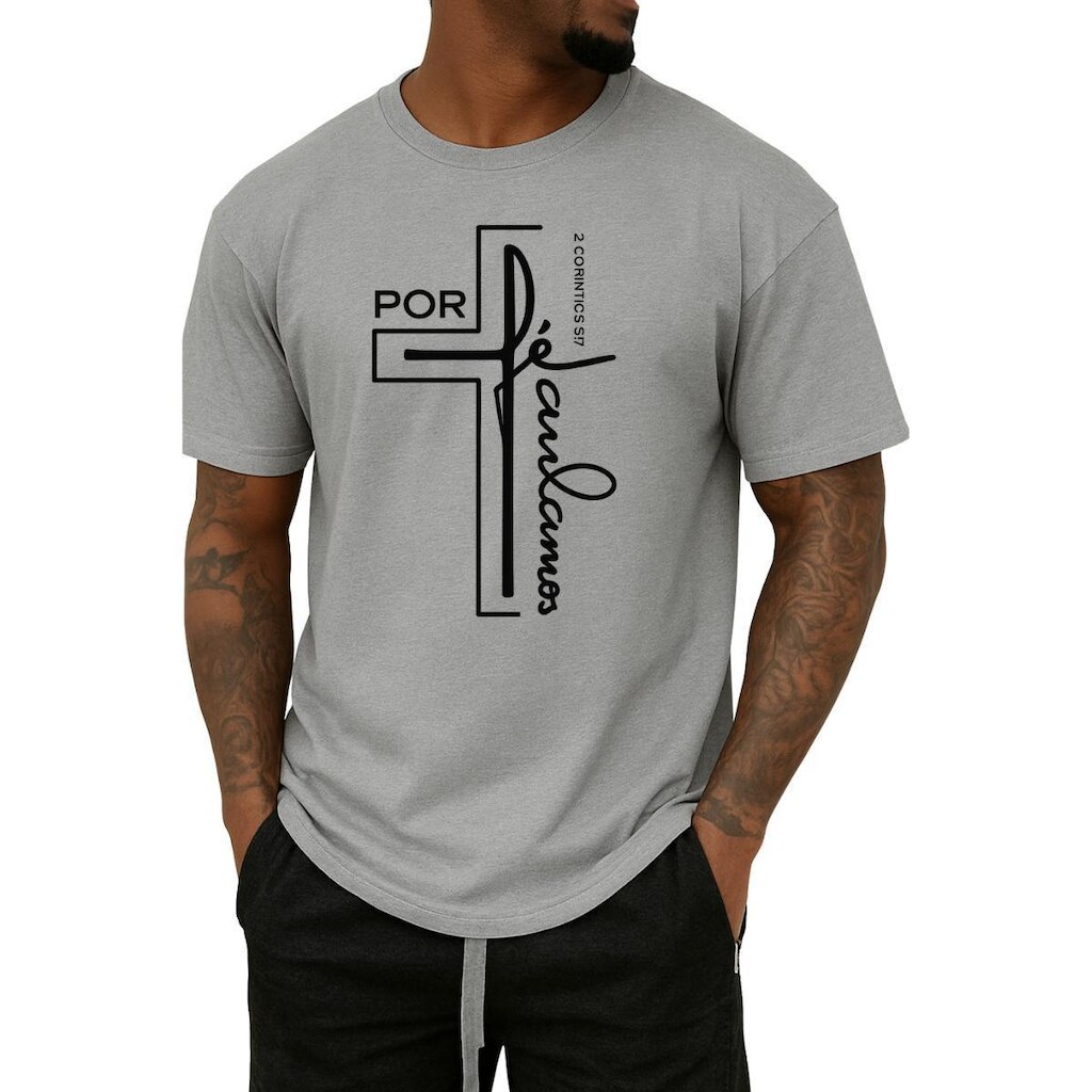 Camiseta Gmm Shoes Masculina para Atividades ao Ar Livre