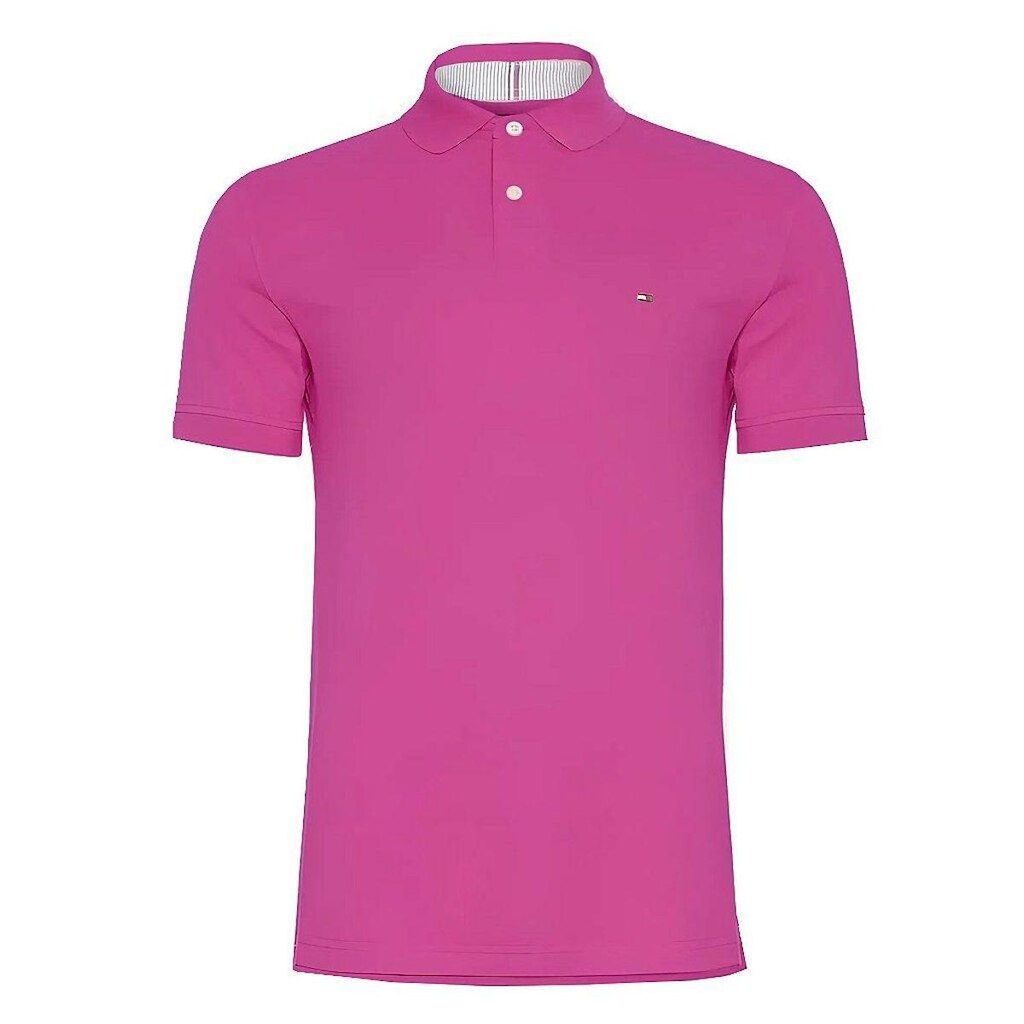 Camiseta Gola Polo Tommy Hilfiger Im 1985 Verde Claro Slim