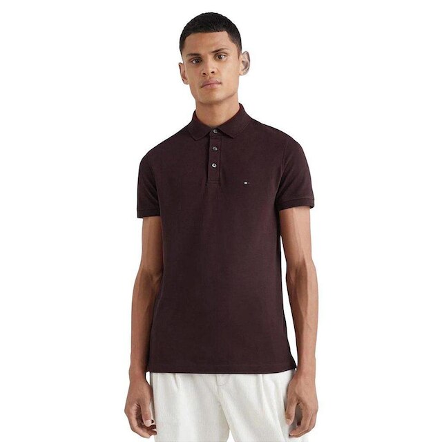 Camiseta Gola Polo Tommy Hilfiger Im 1985 Verde Claro Slim
