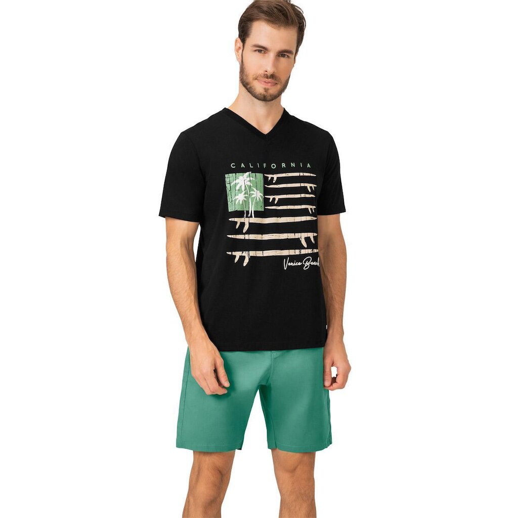 Camiseta Gola V Masculina Rovitex 6027725
