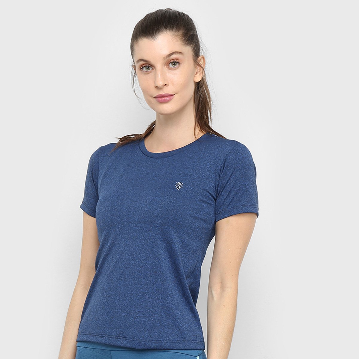 camiseta gonew mescla fast feminina