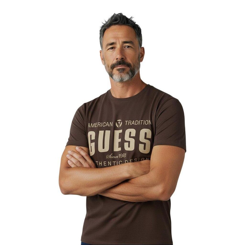 Camiseta Guess American Tradition Masculino Marinho