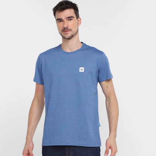 Camiseta Hang Loose Back Masculina - Azul Escuro