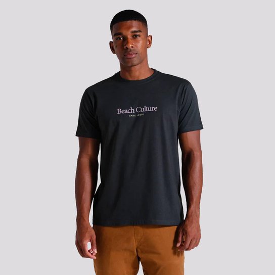 Camiseta Hang Loose Beachculture Cinza Escuro