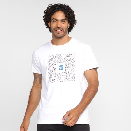 Camiseta Hang Loose Beat Masculina - Branco