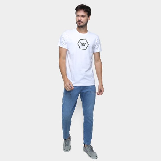 Camiseta Hang Loose Camo Masculina - Branco