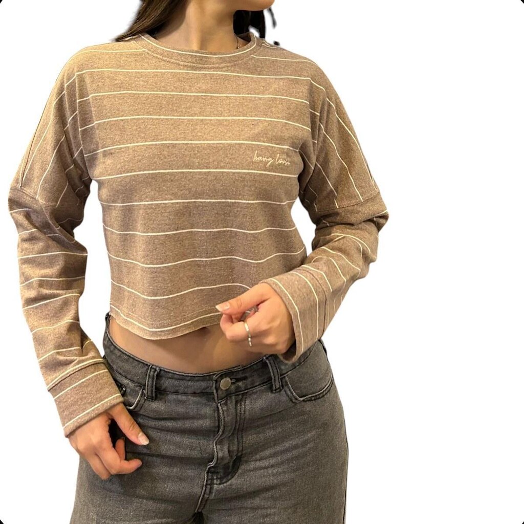 CAMISETA HANG LOOSE ESP ML DALILA FEM