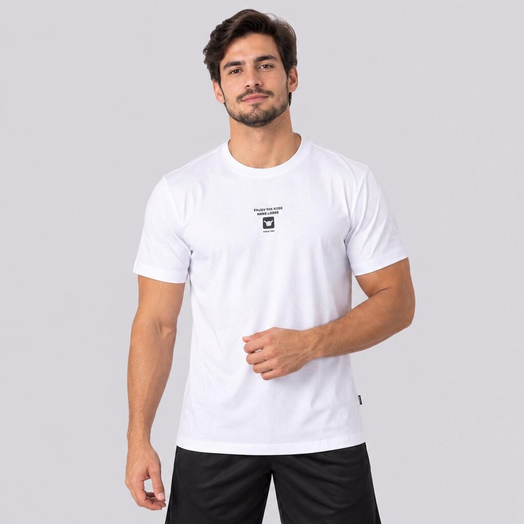 Camiseta Hang Loose Silk MC Logo Branca