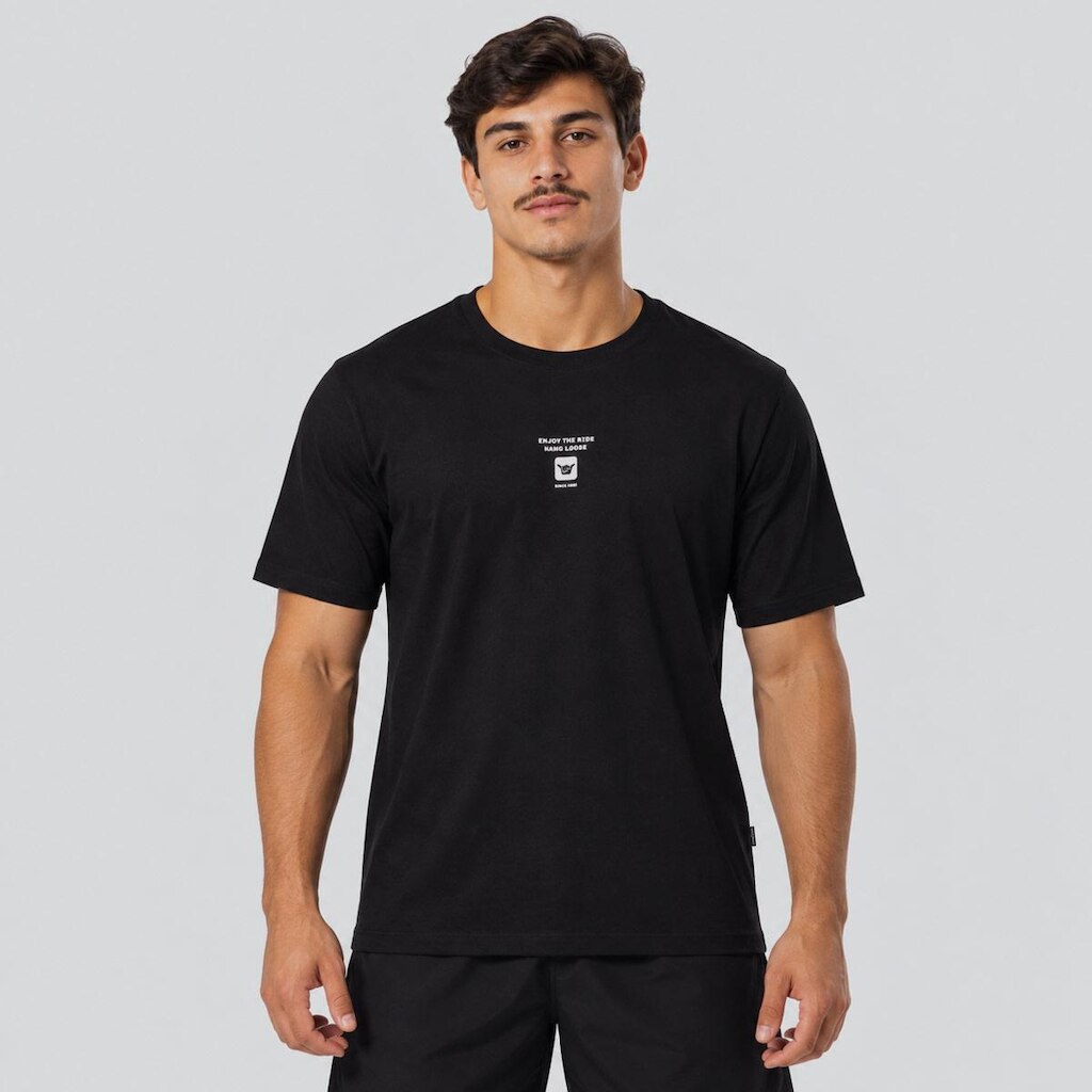 Camiseta Hang Loose Silk MC Mini Preta