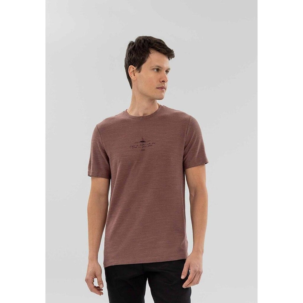 CAMISETA HANGAR 33 MALHA LINHO MASCULINA REF:71476