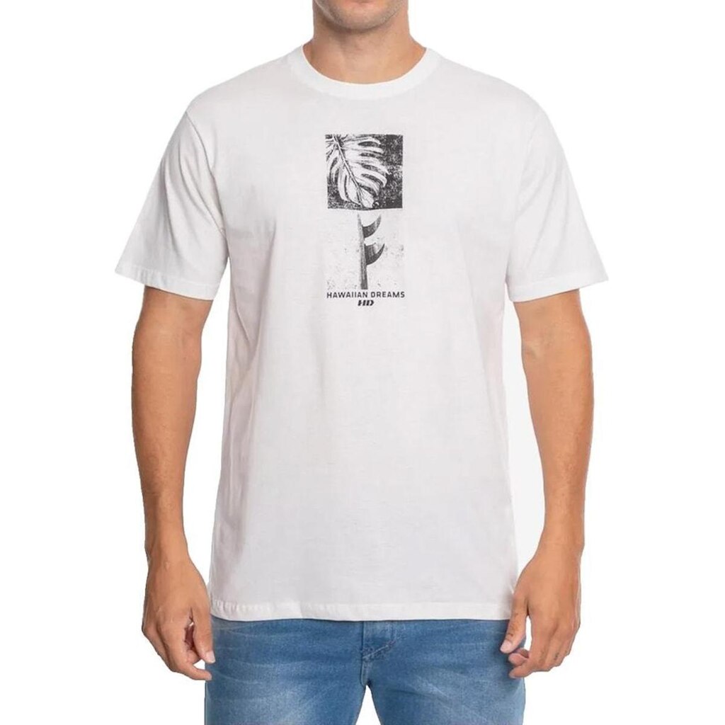 Camiseta HD Mean Square H0174 Branco Off