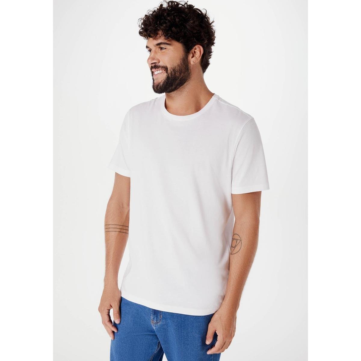 Camiseta Hering Básica Manga Curta Em Algodão Pima Masculina Menor preço em Camiseta Hering Básica Manga Curta Em Algodão Pima Masculina
