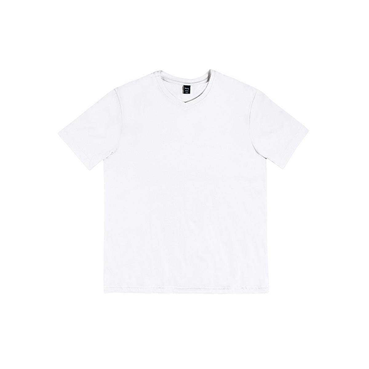 Camiseta Hering Básica Manga Curtas Com Decote V Masculina - Branco é ruim? Camiseta Hering Básica Manga Curtas Com Decote V Masculina - Branco é boa?