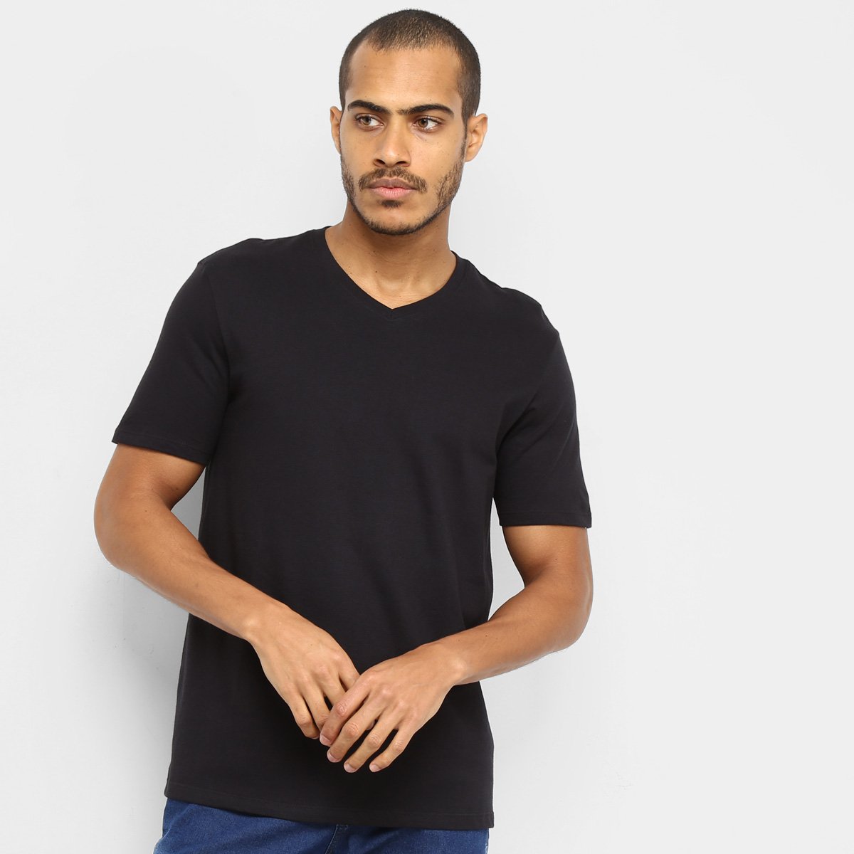 Camiseta Hering Básica World Gola V Masculina é ruim? Camiseta Hering Básica World Gola V Masculina é boa?