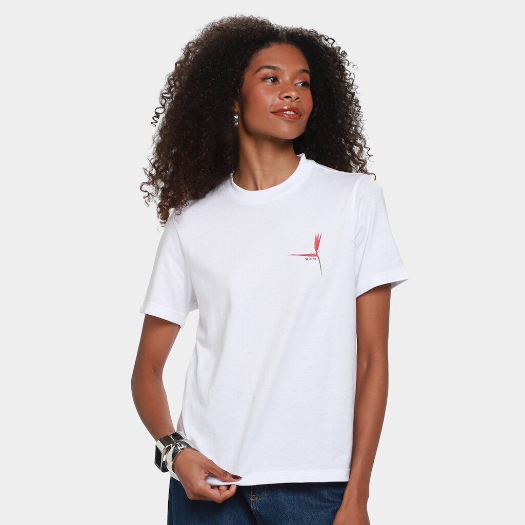 Camiseta Hering Estampada Feminina