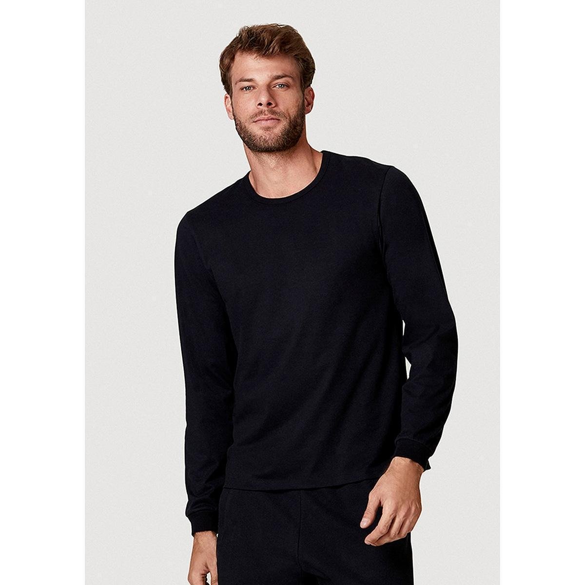 Camiseta Hering Manga Longa Básica Slim Masculina Menor preço em Camiseta Hering Manga Longa Básica Slim Masculina