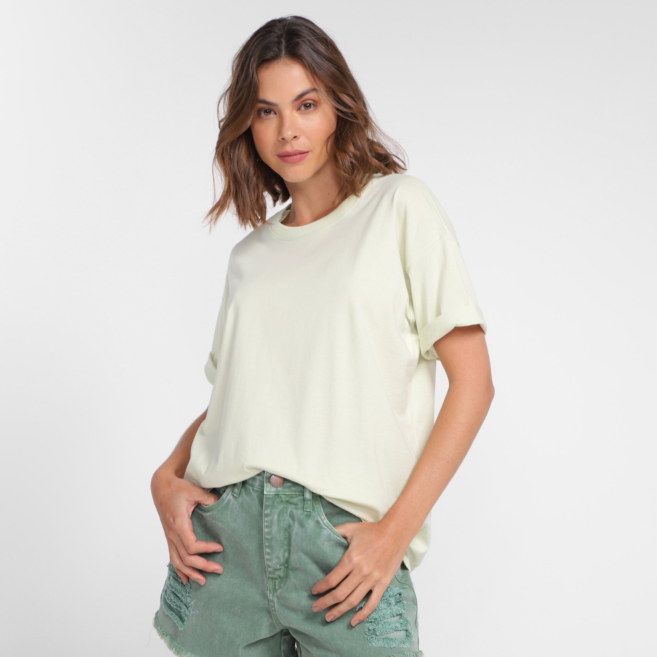 Camiseta Hering Oversized Feminina - Verde claro é ruim? Camiseta Hering Oversized Feminina - Verde claro é boa?