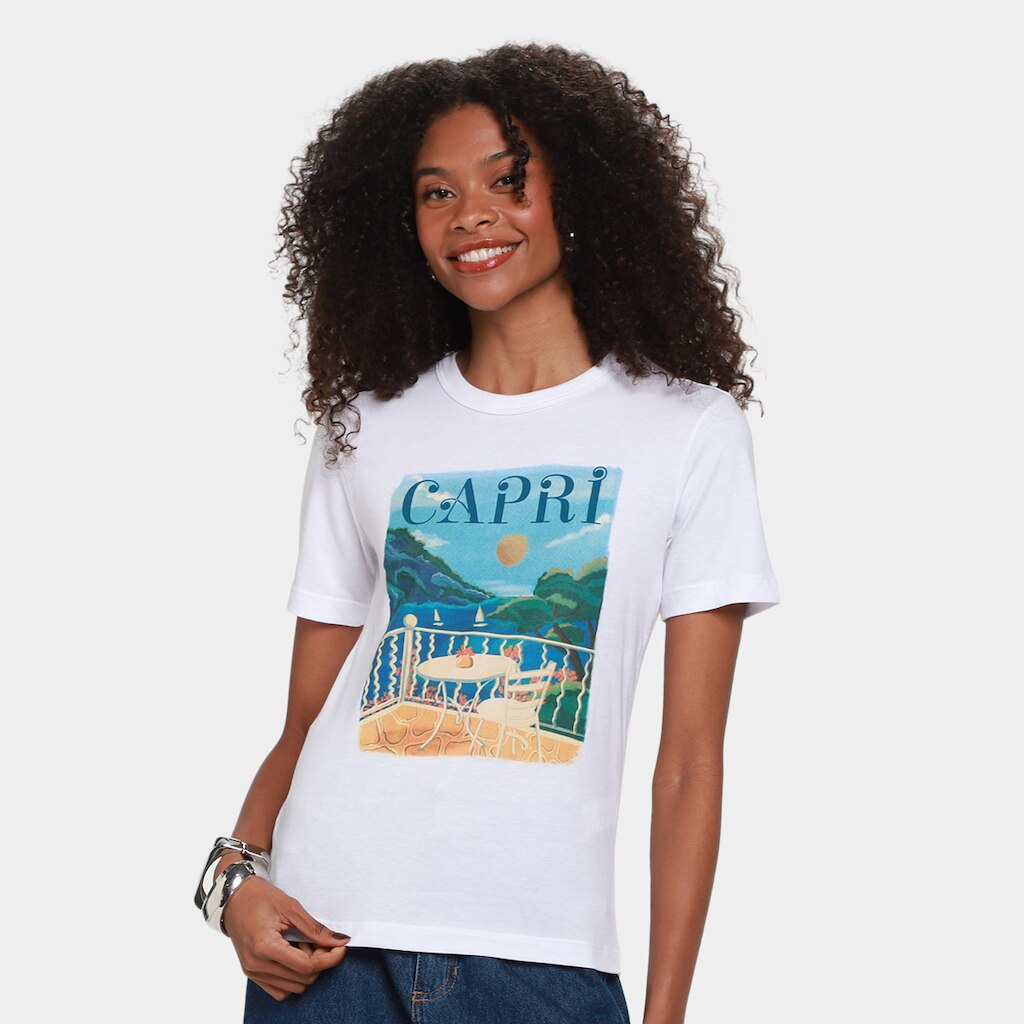 Camiseta Hering Premium Fresh Feminina