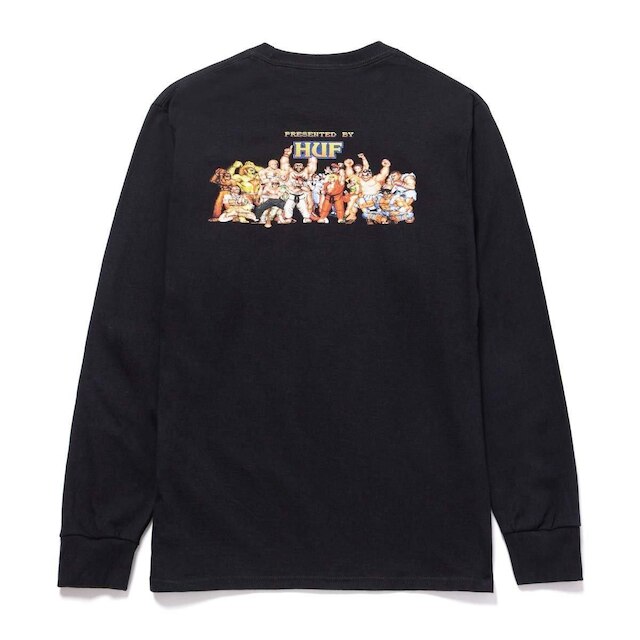 Camiseta HUF X Street Fighter Ending Manga Longa