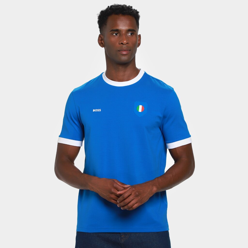 Camiseta Hugo Boss Itália Masculina