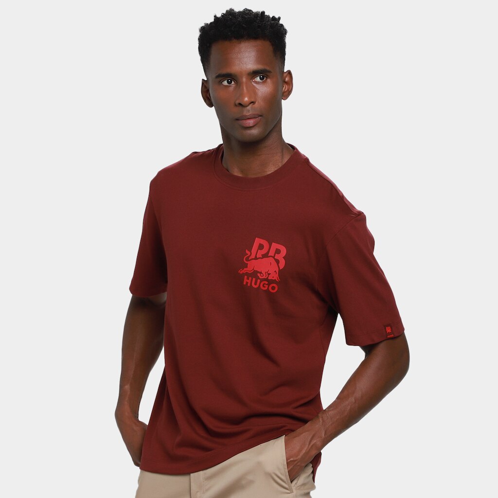 Camiseta Hugo Boss Racing Bulls Masculina