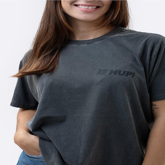 Camiseta HUPI Casual Chumbo Institucional