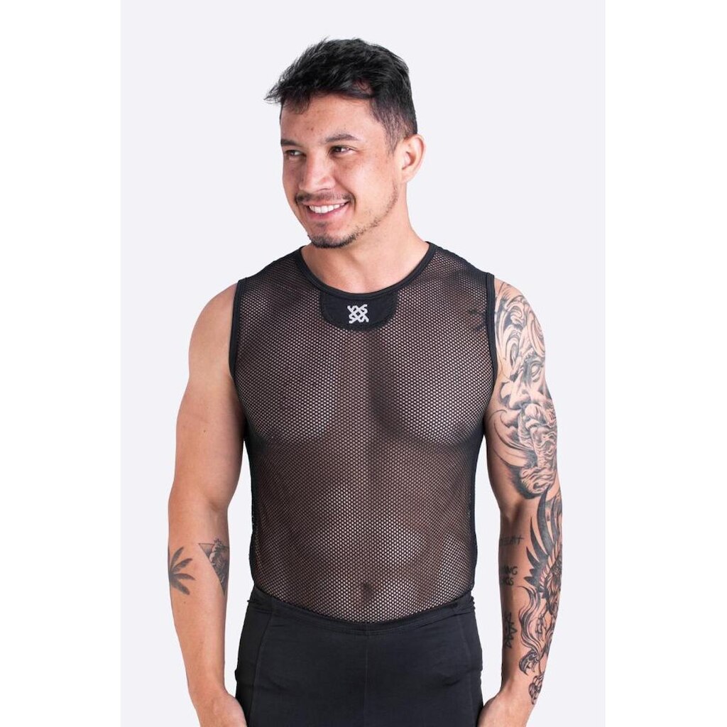 Camiseta HUPI Segunda Pele Preto Thermal Unissex