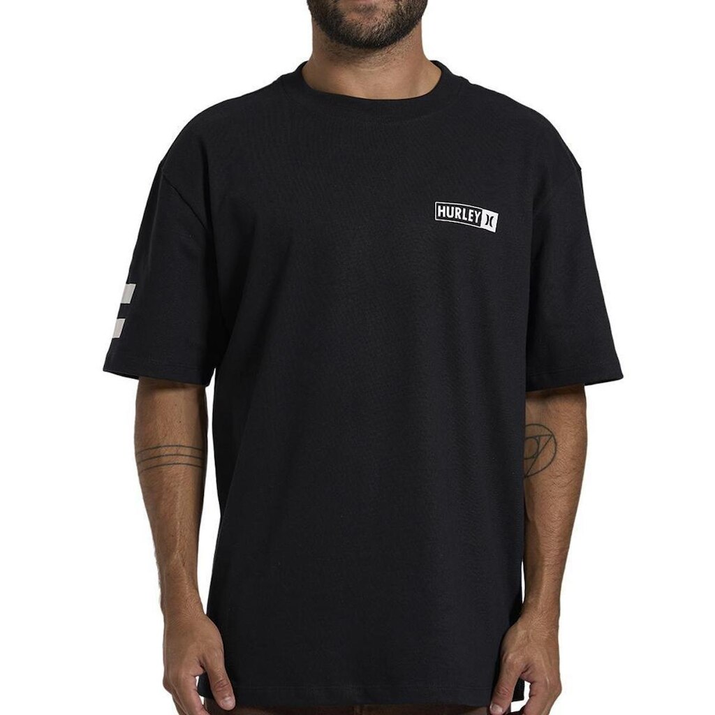 Camiseta Hurley Block Party Maxfit WT26 Masculina
