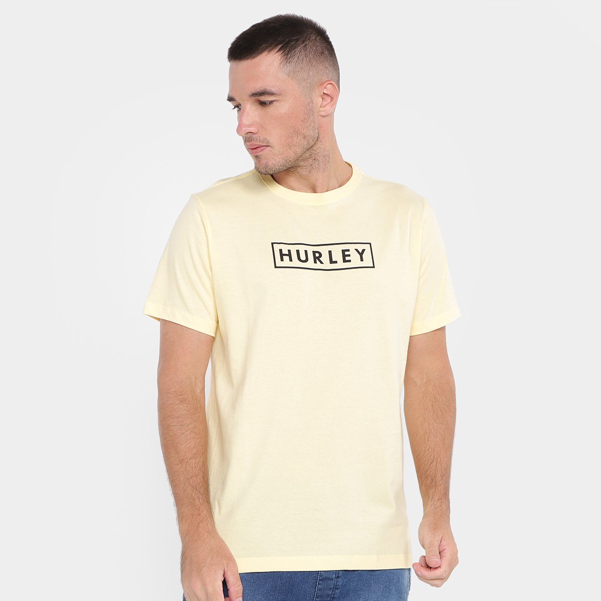 Camiseta Hurley Boxed Benzo Masculina - Amarelo é boa?