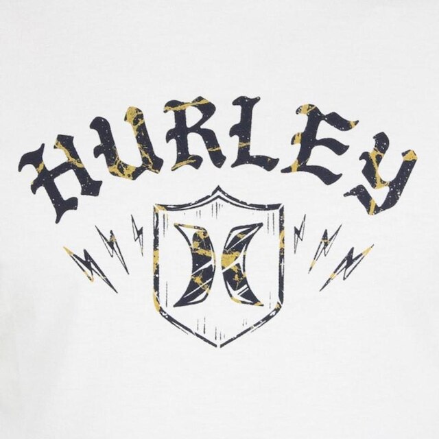 Camiseta Hurley Brasão Branca